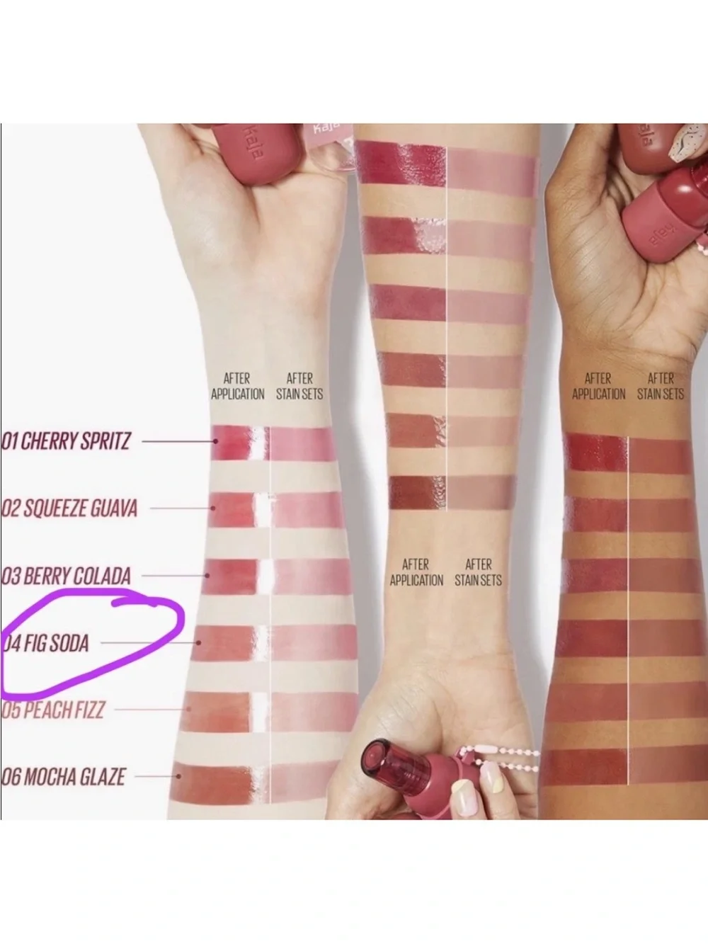 KAJA 4pc Lip Set LOVE BLUR Semi-Matte Balm JELLY CHARM Cheek Stain Color KOREA